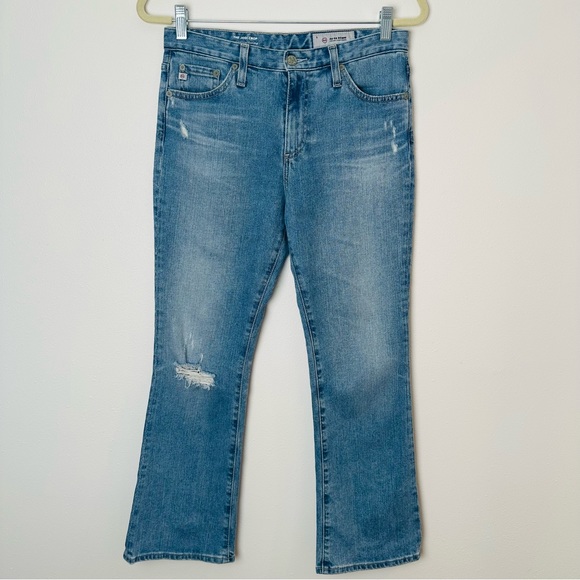 AG Jodi Crop Jeans Adriano Goldschmied high rise slim flare crop - Picture 2 of 10